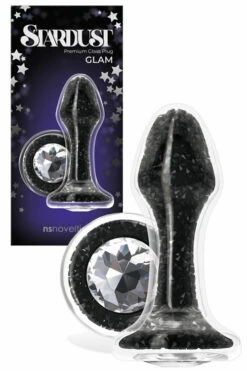 Nsnovelties Swarovski Crystal & Glass 3.7" Butt Plug