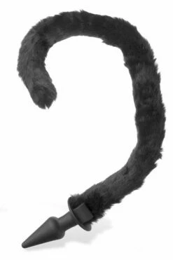 Tailz 4" Anal Plug with Long Cat Tail