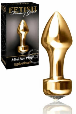 Pipedream Gold Mini 3.25" Luv Plug