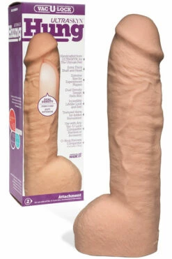 Doc Johnson Vac-U-Lock Hung 12" Dong