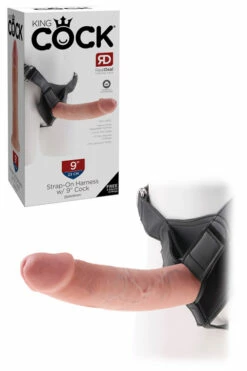 Pipedream Strap On Harness With 9" Realistic Dildo