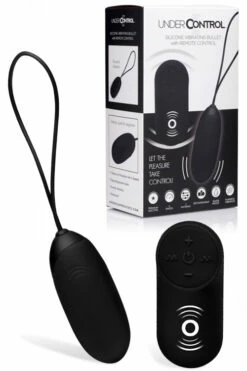 Under Control 2.7" Silicone Bullet Vibrator with Remote