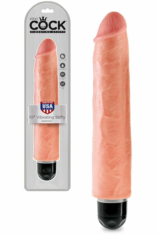 Pipedream King Cock 10β Realistic Vibrator 1 Pipedream King Cock 10β Realistic Vibrator