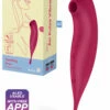 Satisfyer Twirling Pro Plus - 8.7" 2-in-1 Clitoral Stimulator with Air Pulse Tech & App Control