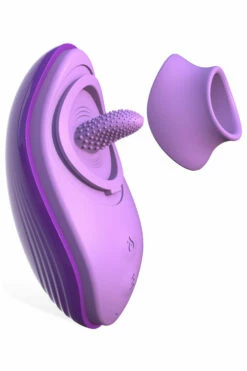 Pipedream Licking Tongue 5.1" Clitoral Vibrator With Heat Function