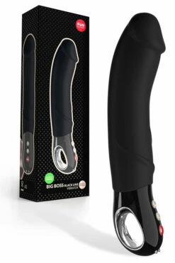 Fun Factory Big Boss Rechargeable Silicone 9” Vibrator with Loop Handle