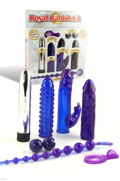 Pipedream Royal Rabbit Vibrator Kit (7 piece set)