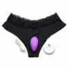 Frisky USB-Rechargeable Vibrating Lace-Trimmed Panty.