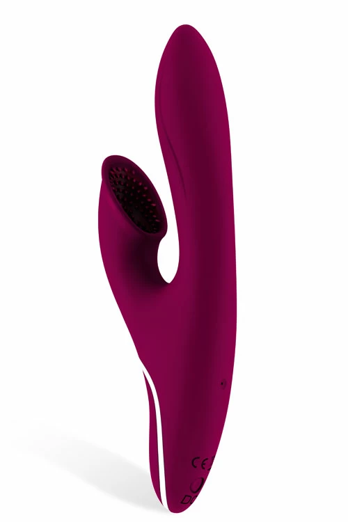 HIKY 9" Silicone Rabbit Vibrator with Clitoral Suction 2 HIKY 9" Silicone Rabbit Vibrator with Clitoral Suction - Image 2