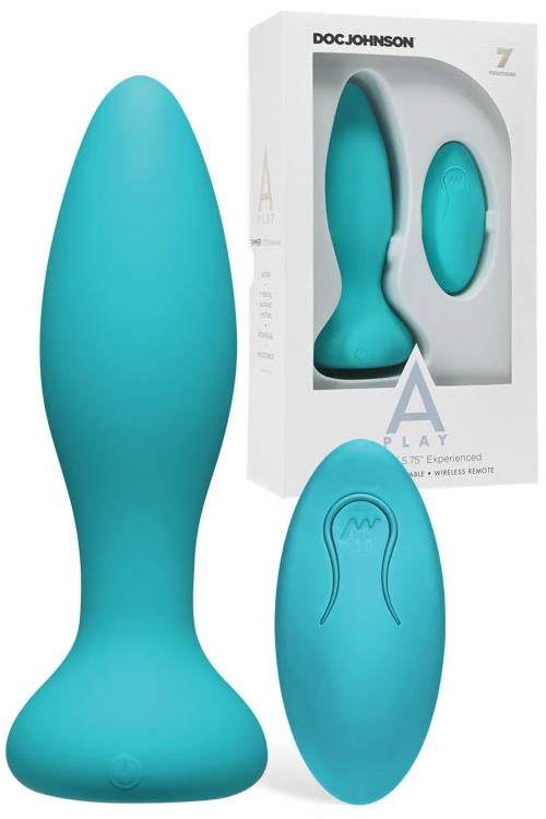Doc Johnson A-Play Experienced 5.75" Rimming Butt Plug With Remote 2 Doc Johnson A-Play Experienced 5.75" Rimming Butt Plug With Remote - Image 2