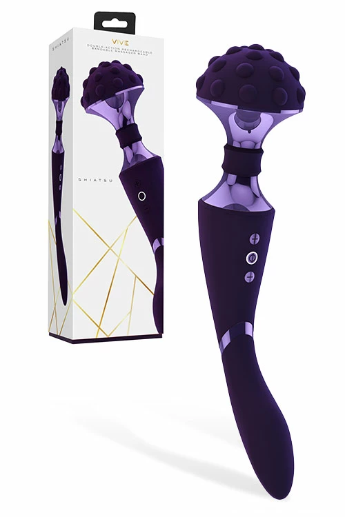 Vive Shiatsu Bendable Wand Massager 3 Vive Shiatsu Bendable Wand Massager - Image 3