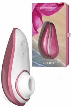 Womanizer Liberty 4" Clitoral Stimulator with Travel Cover -Women's Sex Toys Shop 1 large 3 23