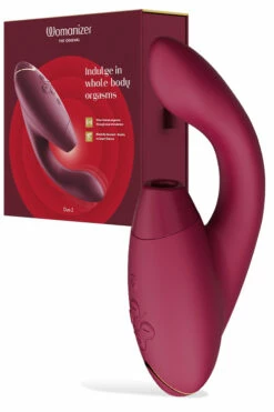 Womanizer Duo 2 - 8" Rabbit Vibrator with Pleasure Air Clitoral Suction, Afterglow & Smart Silence -Women's Sex Toys Shop 1 large 3 31