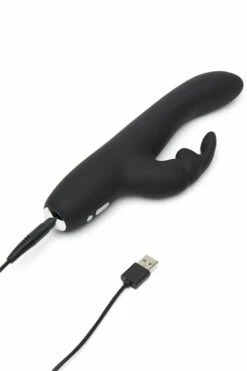 Fifty Shades Greedy Girl Slimline 9.5" Rabbit Vibrator -Women's Sex Toys Shop 1 large 3 32