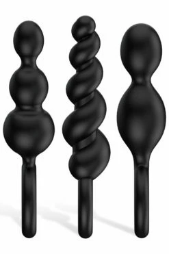 Satisfyer Booty Call Butt Plug Set (3 Pce) -Women's Sex Toys Shop 1 large 3 76