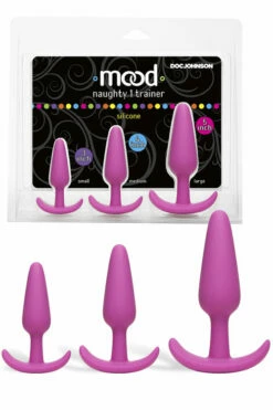 Doc Johnson Silicone Anal Trainer Butt Plugs (3 Pce Set) 6 Doc Johnson Silicone Anal Trainer Butt Plugs (3 Pce Set) -Women's Sex Toys Shop 1 large 3 77