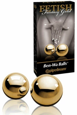 Pipedream Gold 0.75" Ben Wa Balls -Women's Sex Toys Shop 1 large 3 93