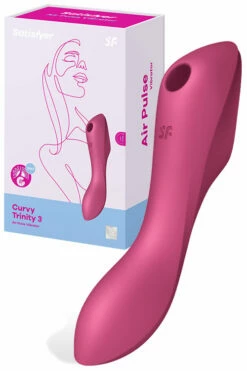 Satisfyer Curvy Trinity 3 Multifunction 3-in-1 Vibrator -Women's Sex Toys Shop 1 large 4 17