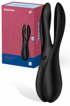 Satisfyer Threesome 2 - 5.5" Lay-On Vibrator -Women's Sex Toys Shop 1 large 4 18