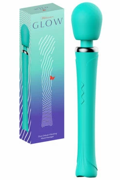 Wild Secrets Glow - 13.8" Deluxe Vibrating Wand Massager 9 Wild Secrets Glow - 13.8" Deluxe Vibrating Wand Massager -Women's Sex Toys Shop 1 large 4