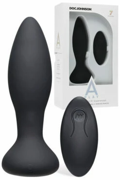 Doc Johnson A-Play Experienced 5.75" Rimming Butt Plug With Remote 8 Doc Johnson A-Play Experienced 5.75" Rimming Butt Plug With Remote -Women's Sex Toys Shop 1 large 4 47