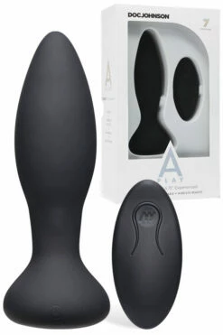Doc Johnson A-Play Experienced 5.75" Thrusting Butt Plug With Remote -Women's Sex Toys Shop 1 large 4 49