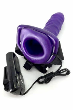 Pipedream Unisex Vibrating 6" Hollow Strap On -Women's Sex Toys Shop 1 large 4 62