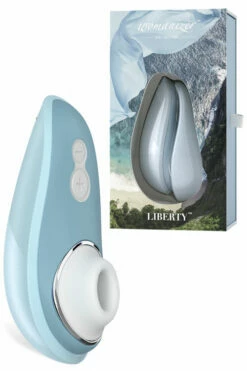 Womanizer Liberty 4" Clitoral Stimulator with Travel Cover -Women's Sex Toys Shop 1 large 5 14