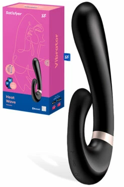 Satisfyer Heat Wave Dual Stimulation Heated Vibrator with App Control -Women's Sex Toys Shop 1 large 5 18