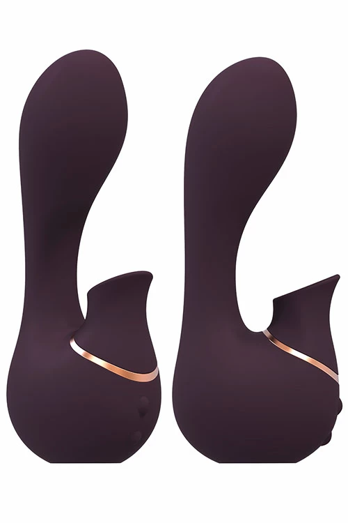 Shots Toys 5.5" Silicone Rabbit Vibrator with Air Wave Clitoral Stimulator 5 Shots Toys 5.5" Silicone Rabbit Vibrator with Air Wave Clitoral Stimulator - Image 5