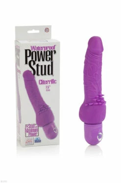 California Exotic Waterproof 7.5" Power Stud Cliterrific Dong