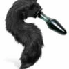 Tailz 4" Glass Anal Plug with Long Fox Tail