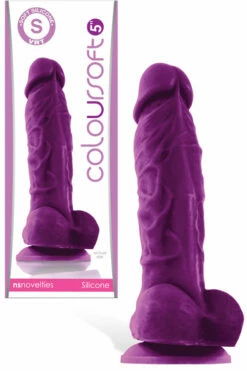 Nsnovelties 6.7" Realistic Soft Silicone Dildo With Suction Base