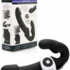 Strap U 9.5" Vibrating Silicone Strapless Strap On with Remote