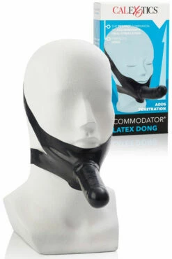 California Exotic 5" Latex Face Strap On Dong