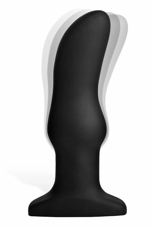 Rimmers Curved 5.75" Beaded Silicone Butt Plug with Remote 3 Rimmers Curved 5.75" Beaded Silicone Butt Plug with Remote - Image 3