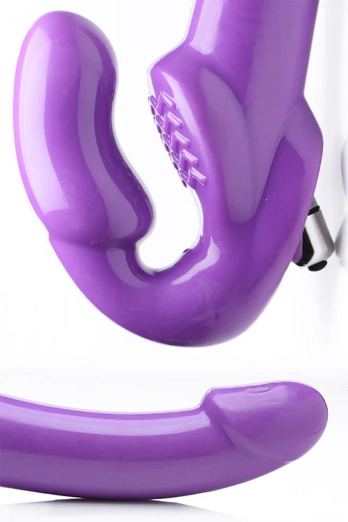 Strap U Revolver - 11.4" Extra Thick Vibrating Strapless Strap-On with Bullet Vibe 3 Strap U Revolver - 11.4" Extra Thick Vibrating Strapless Strap-On with Bullet Vibe - Image 3