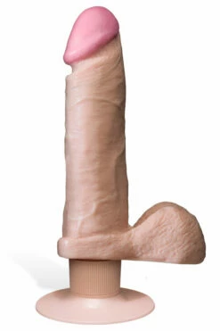 Doc Johnson Realistic 7" Dildo with Removable Vibrator/Suction Base