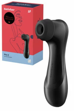 Satisfyer Pro 2 Black - Exclusive 6.25" Clitoral Stimulator with Air Pulse Tech