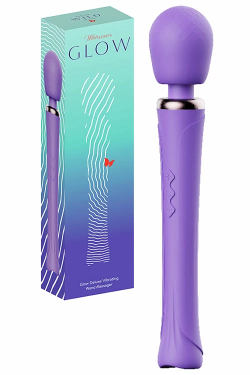 Wild Secrets Glow - 13.8" Deluxe Vibrating Wand Massager 1 Wild Secrets Glow - 13.8" Deluxe Vibrating Wand Massager