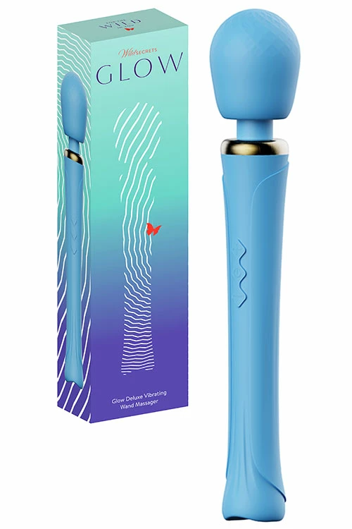 Wild Secrets Glow - 13.8" Deluxe Vibrating Wand Massager 6 Wild Secrets Glow - 13.8" Deluxe Vibrating Wand Massager - Image 6