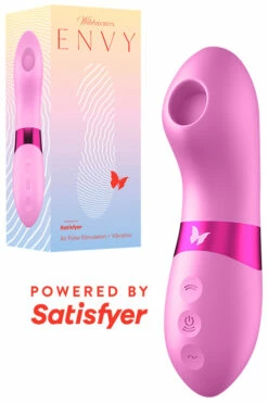 Wild Secrets Envy - 5" Clitoral Vibrator with Air Pulse Suction