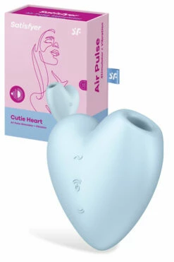 Satisfyer Cutie Heart Clitoral Stimulator with Air Pulse & Vibration