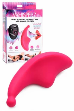 Whisperz Voice Activated Silicone Panty Vibrator with Remote Control