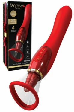 Pipedream 24K Gold Pump With Tongue & Vibrating G-Spot Handle