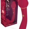 Secret Kisses Rosegasm Lingo - 8" Clitoral Stimulator & G-Spot Vibrator with Flickering Tongue