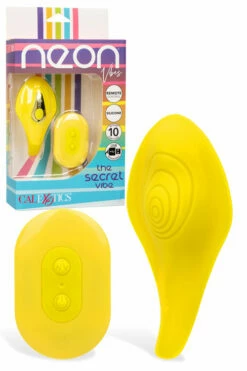 California Exotic Neon Vibes The Secret Vibe - 3.7" Panty Vibrator with Remote Control