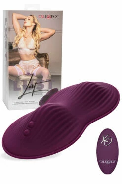 California Exotic Lust 9.5" Silicone Lay On Vibrator with Remote Control