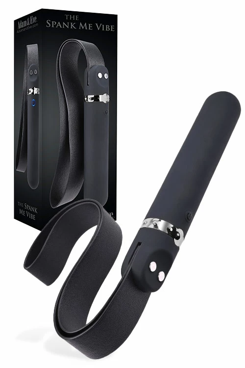 Adam and Eve 7" Spank Me Vibrator with Strap 1 Adam and Eve 7" Spank Me Vibrator with Strap