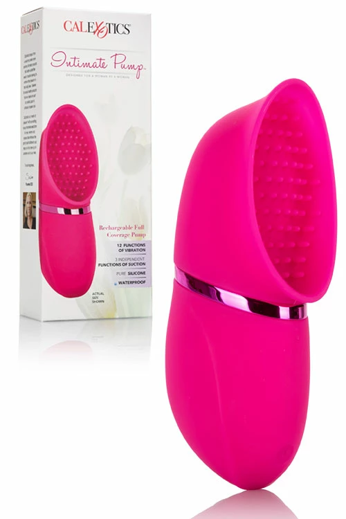 California Exotic Vibrating 6" Silicone Pussy Pump 1 California Exotic Vibrating 6" Silicone Pussy Pump
